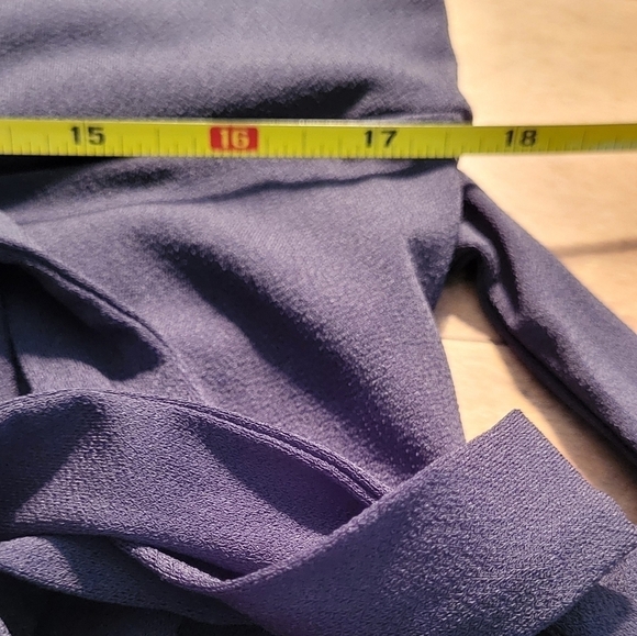 SO Junior Plus Faux Wrap Ruffle Sleeveless Dress - Picture 8 of 9